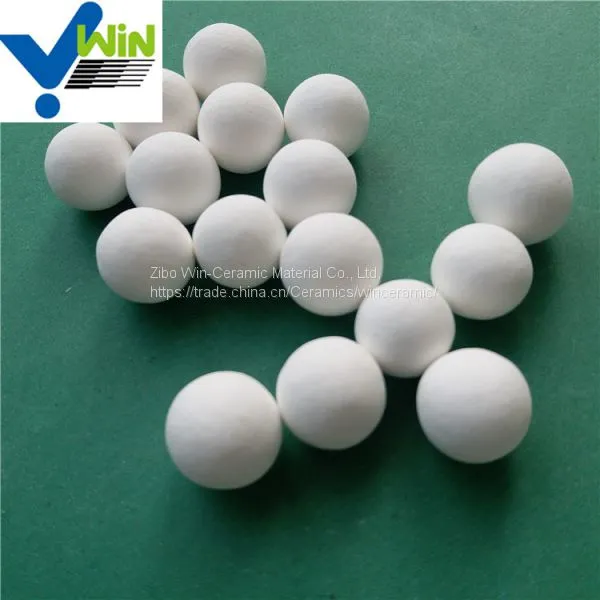 High Alminum Oxide Catalyst Support Ceramic Packing Media Ball photo-3