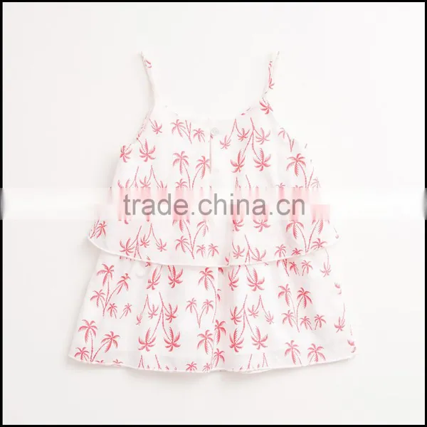 Printing Cotton Braces Skirt Baby Girls Dresses photo-2