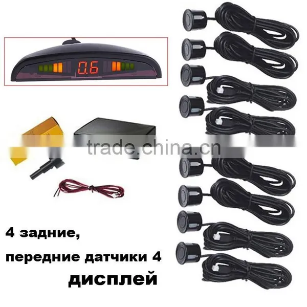 Roof Mounting LED Backup Sensors 4 Black Sensors, LED Parking Sensors photo-6