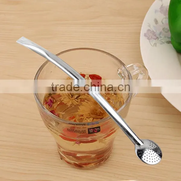 High Quality Stainless Steel Drinking Straw,Filter Metal Straw With Round Head photo-2