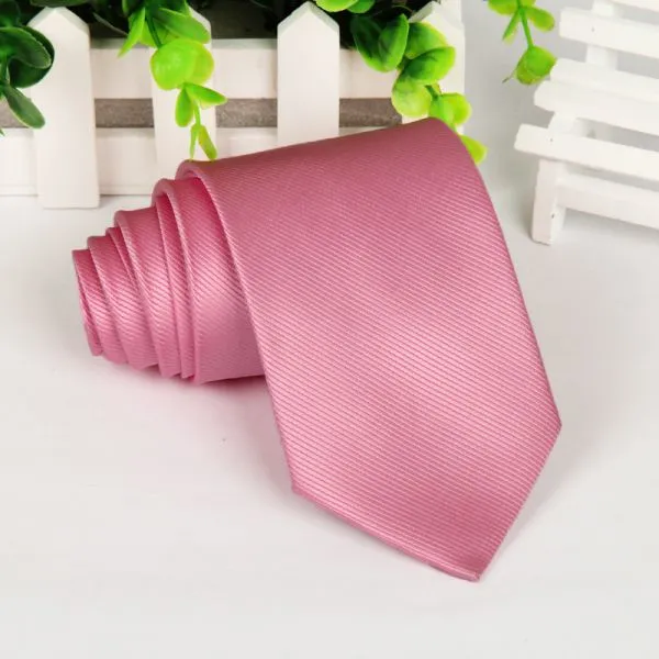 Stwill Gold Polyester Woven Necktie Summer Standard Length