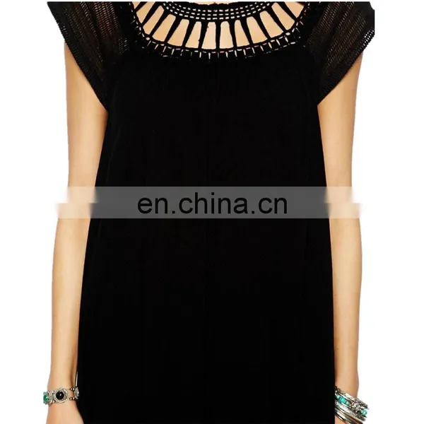 Short Cap Sleeve Open Neck Bangkok Tops and Dress photo-5