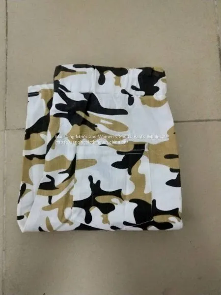 Printed Summer Shorts Straight Sports Trousers for Young Men Breathable Leisure Pants