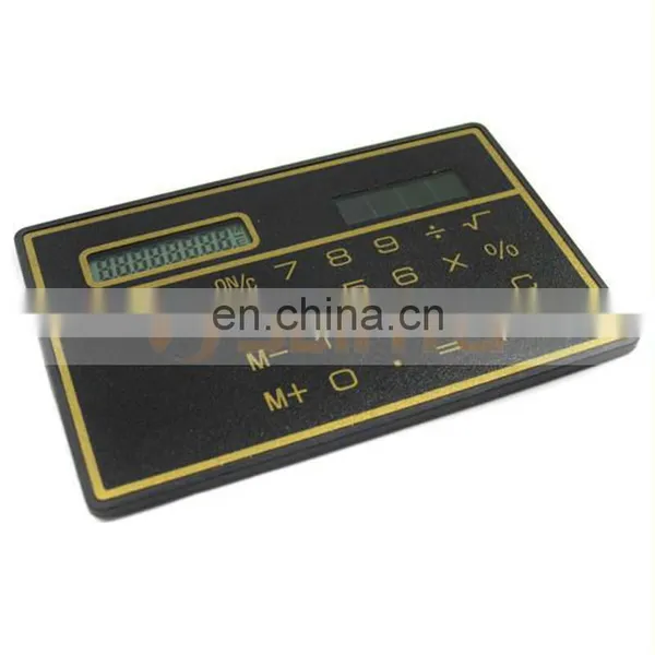 Pouch Finger Size Emergency Solar Power 3mm Thickness Card Calculator photo-2