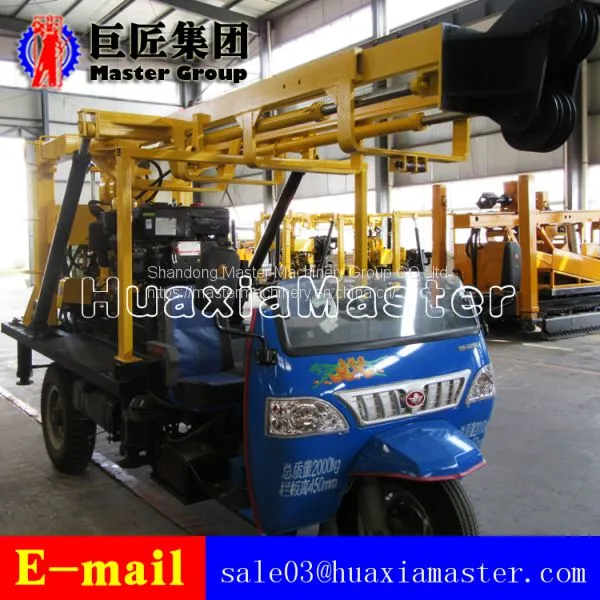 XYC-200A Vehicle Mounted Mobile Hydraulic Rotary Rock Water Well Drilling Rig Machine photo-3