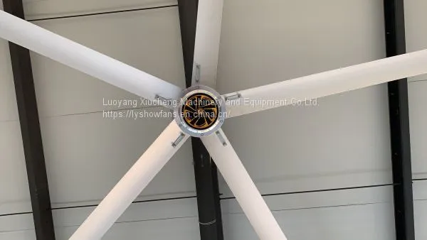 Aluminum Alloy Blade 12ft-24ft Hvls Air Cooler Industrial Large Ceiling Fan photo-2
