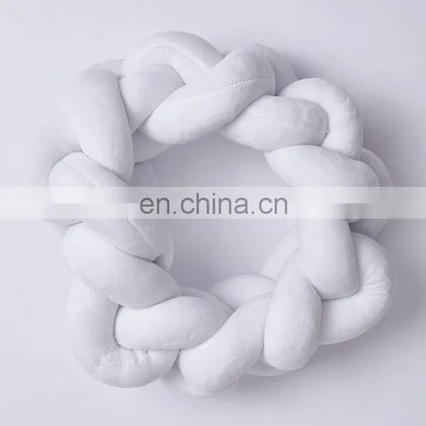NEW FASHION ROUND Braid Yarn Knitted Knot Ball Plush Throw Pillow - Home Office Sofa Decor photo-3