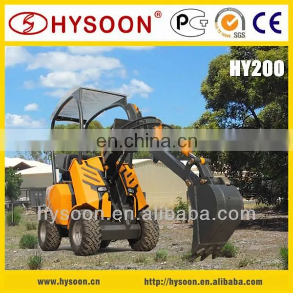 China CE Approved Multifunctional Articulated Mini Wheel Digger for Sale photo-3