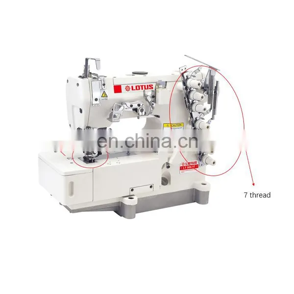 LT 500-07 HIGH-SPEED 3 NEEDLE 7 THREAD INTERLOCK SEWING MACHINE photo-2
