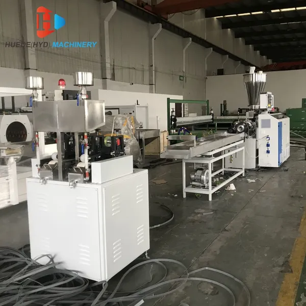 PVC Edge Band Profile Window Making Machine Profile Extrusion Line Double Cavity photo-4