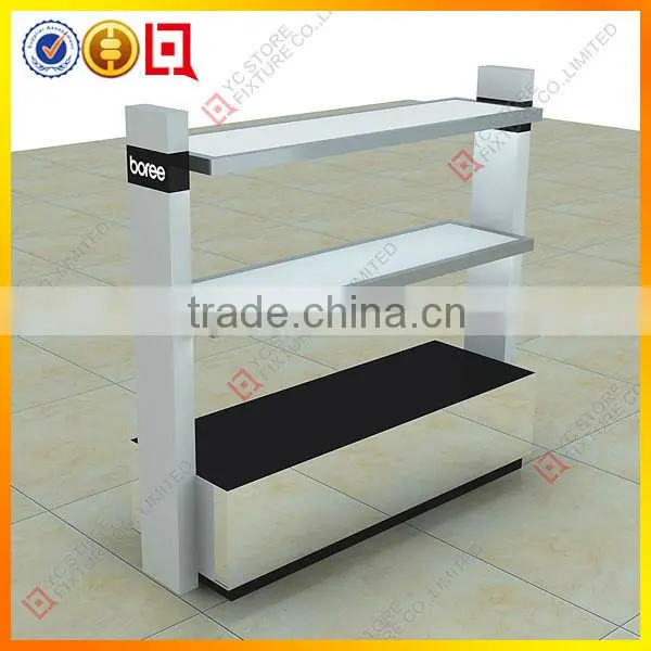 Modern Designed Shoes Island Display Rack With 3 Shelves photo-2