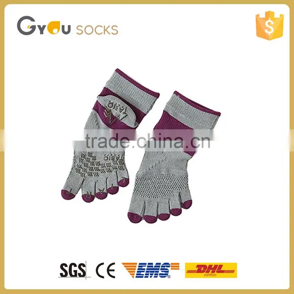 High Quality Knitting Toe Prevent Slippery Peep-toe Yoga Socks for Unisex Free Size photo-2