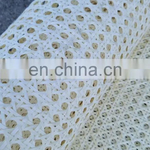 High Quality Natural Mesh Rattan Cane Webbing Roll Woven Bleashed Rattan Webbing Cane photo-3