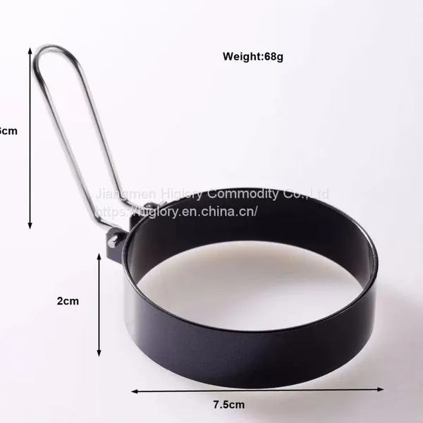 Stainless Steel Round Shape Fried Egg Mold Non-stick Egg Ring Pancake Mold photo-3