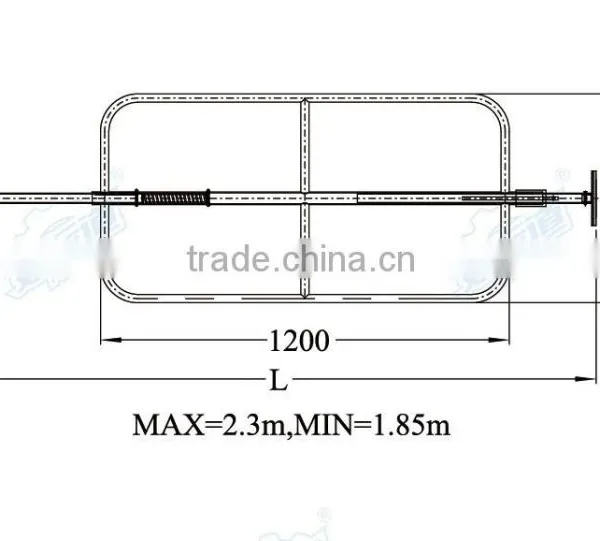 04199 Aluminum Adjustable Cargo Shoring Bar Cargo Control Bar photo-2