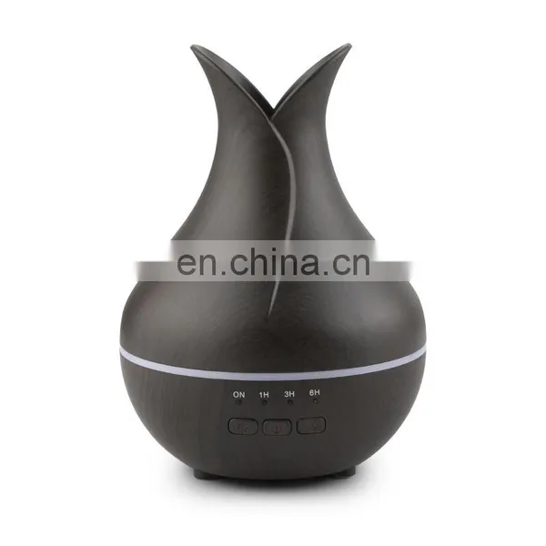 Hot Selling Easy Using 7 Color Led Light USB Wood Grain Air Humidifier photo-5