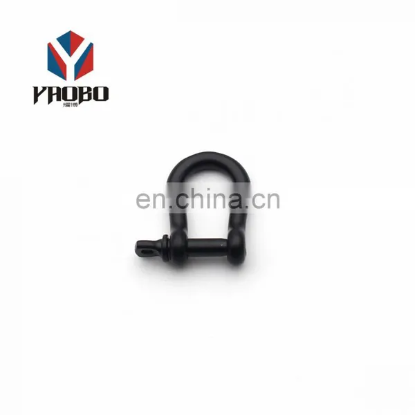 Durable Quality Engrave Logo Stainless Steel Shackle Black D Shape photo-3