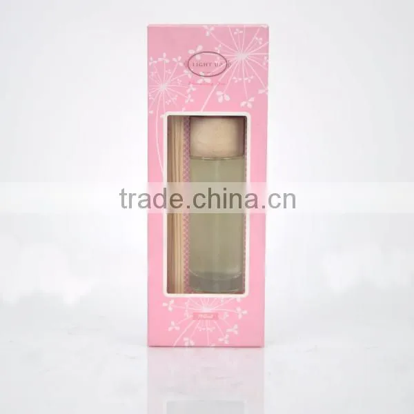 140ml Home Fragrance Aroma Reed Diffuser With Glass Bottle and Wooden Lid SA-2106 photo-2