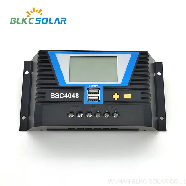 BSC4048 PWM-контроллер заряда солнечных панелей мощностью 30A и 40A с USB для батарей напряжением 12В