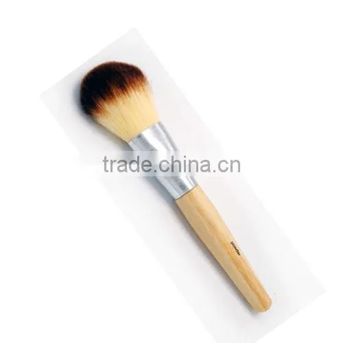 Face Use Bamboo Handle Synthetic Hair Powder Power Brush photo-2