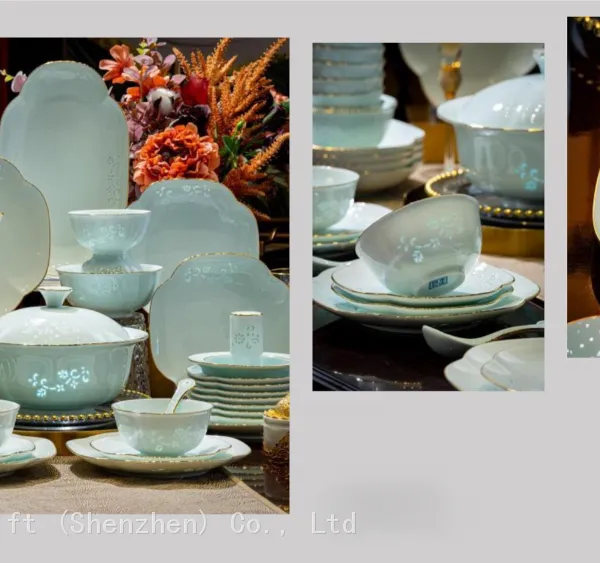 Jingdezhen High-temperature Exquisite Porcelain Tableware Set From Boutique Gift photo-2