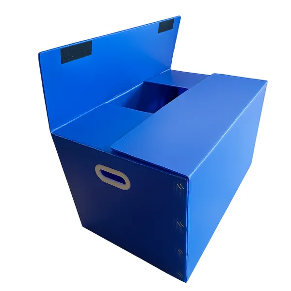 China Manufacturer Factory Direct Plastic Corrugated Box for Packing pp Hollow Sheet Plastic Turnover Box