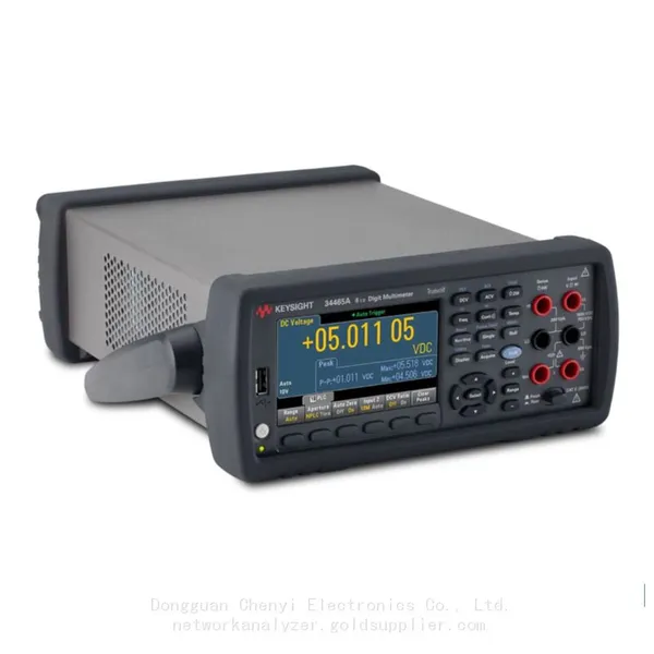 Lightweight Compact Keysight 34465A Benchtop DMM Stable Continuous Operation Production QC Long-Term Low Power Data Logging Brand New Ready Export