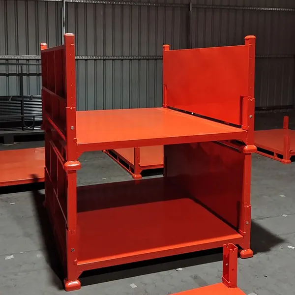 Estantería combinada apilable portátil y modular para pallets para logística y fábricas