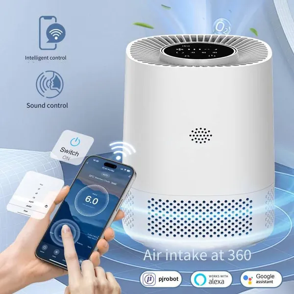New Cross - Border Product Pj06 Air Purifier With wi - fi and Smart App Control, Negative Ions to Remove Formaldehyde, Pm2.5 and Odors photo-2