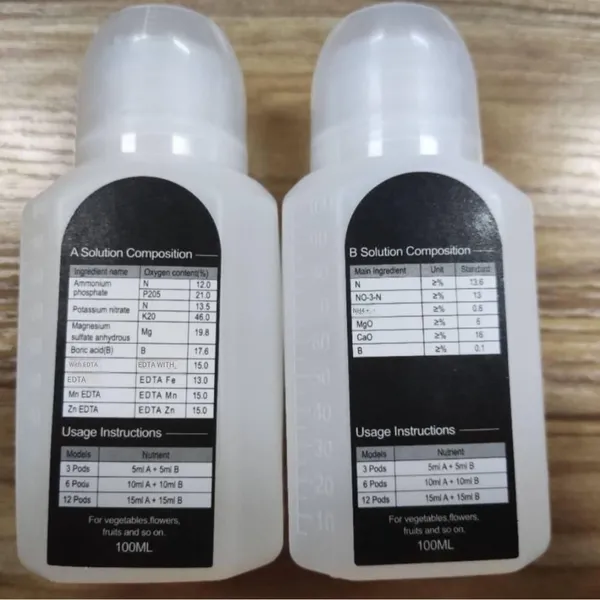 Hydroponic and Aeroponic Vegetable Nutrient Solution, Professional Fertilizer for Greenhouse Vegetables, Soilless Cultivation Inorganic Nutrient Solution photo-3