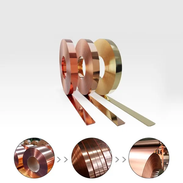 Bobine de bande de cuivre industrielle pour joints d'étanchéité