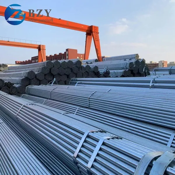 Hot Dipped Galvanized Round Steel Pipe GI Pipe Pre Galvanized Steel Pipe Galvanized Tube for Construction photo-2