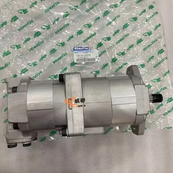Original Komatsu 705-51-20370 Pump Assy for Wheel Loader Spare Parts in Stock. photo-1