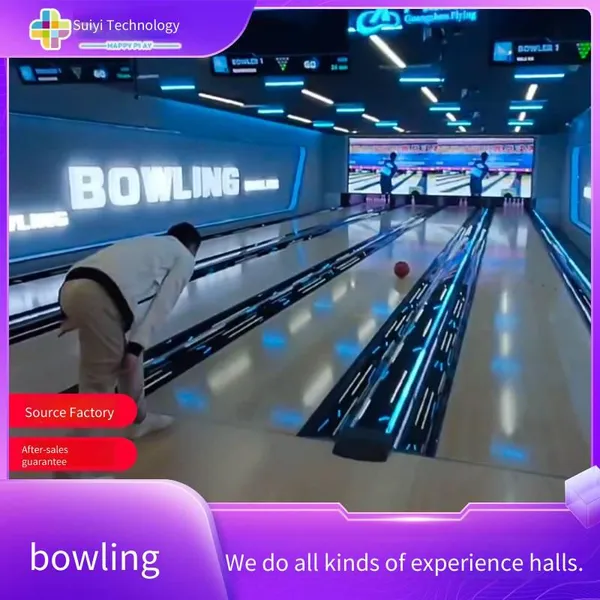 Indoor Bowling Track Equipment, Digital Sports Trendy Toys, Adult Interactive and Children's Commercial Large-scale Equipment for Sports Halls