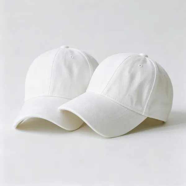 Customizable Plain Cotton Baseball Cap - Unisex Soft Top Dad Hat for Daily & Sports photo-3