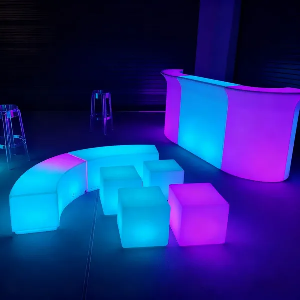 Led Bar Counter/remote Control RGBW Color Change Led Furniture Led Bar Counter Mobile Bar photo-4