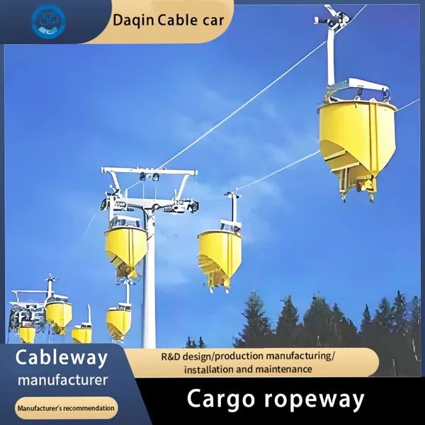 Daqin Industrial Material Ropeway: Gondola Lift + Cable Car + Funicular Aerial Tramway-Cableway