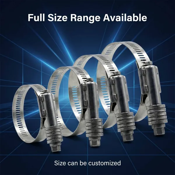 SS304/SS316 Marine Grade Hose Clamp | Polished Heavy Duty American Type Pipe Clip | Corrosion Resistant Marine Hardware Inch photo-3