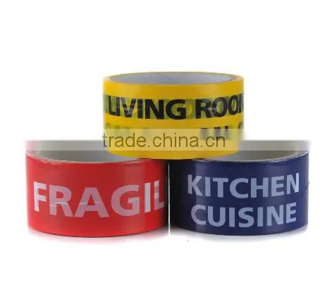 Printed Bopp Packing Tape, Custom Logo Printed Packing Tape Size 2'*100Y