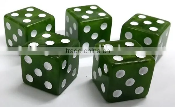 High Quality Resin Swirly Effect Dice photo-3