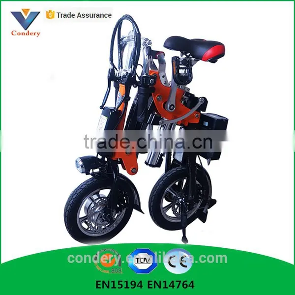 12 Inch Electric Bike 250W Electric Bicycle Folding Electric Bike EN15194 EN14764 Accept OEM photo-3