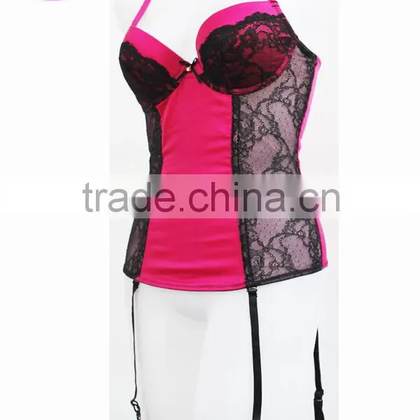 Sexy Lace Transparent Lingerie Nigntwear,pink Strappy Sexy Women Lingerie photo-3