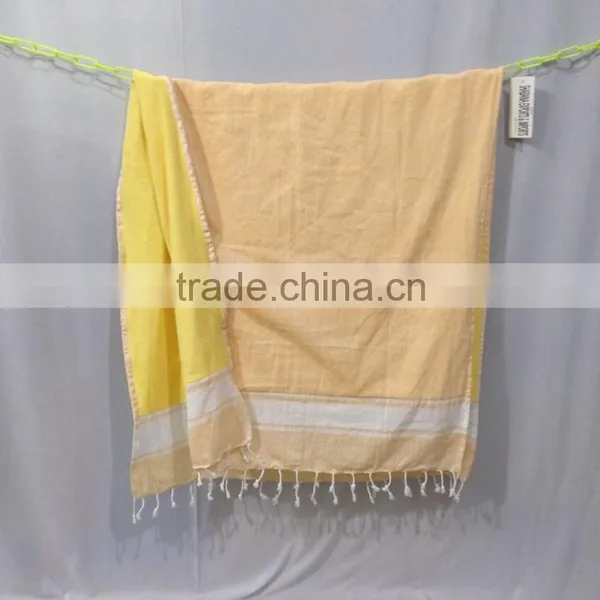 High Quality Fouta With Terry Pestemal Turkish Towel photo-6