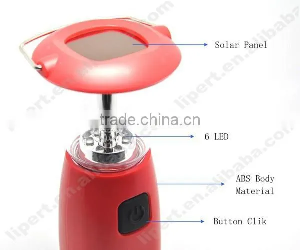 (1500360) Hand Crank Portable Rechargeable Ni-Mh Battery Solar LED Lantern photo-2
