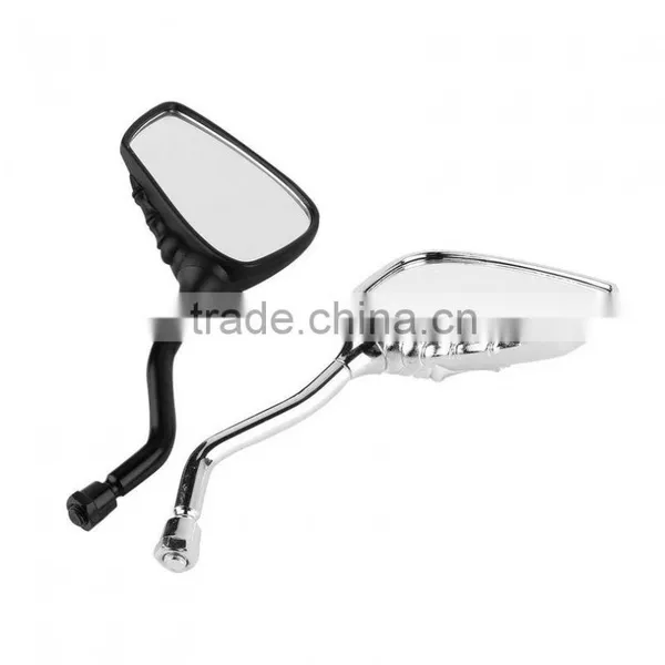 High Quality One Pair of Universal Motorcycle Chrome SKELETON Skull HAND Claw Side Rear View Mirrors 10mm photo-5