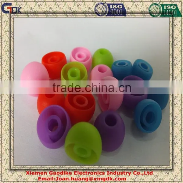 Colorful and Soft Silicone Rubber Earplug Covers for Hot Sell