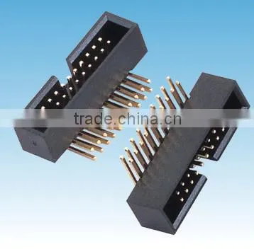 1.27mm PCB double female boxed headers