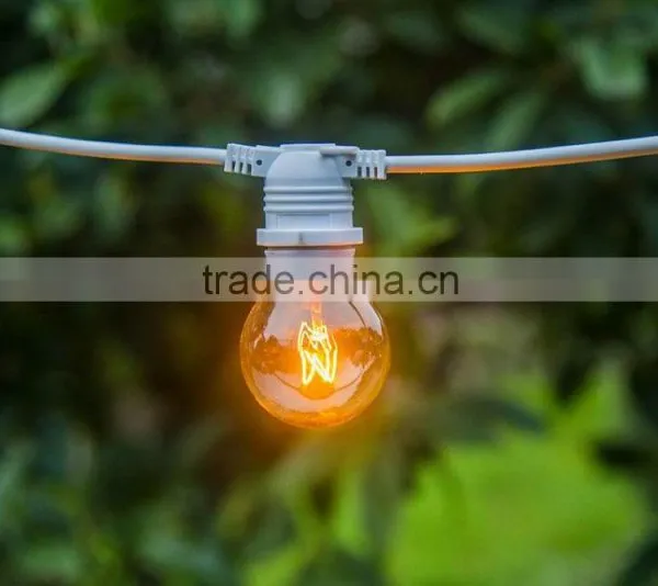 Garden Wedding Party Lights Waterproof Decoration Lights 220V 25 Socket Outdoor String Lights photo-2