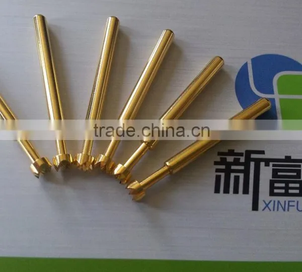 China Diameter 0.48 mm Au Plated Be Cu Spring Loaded PCB Test Probe Pin photo-2