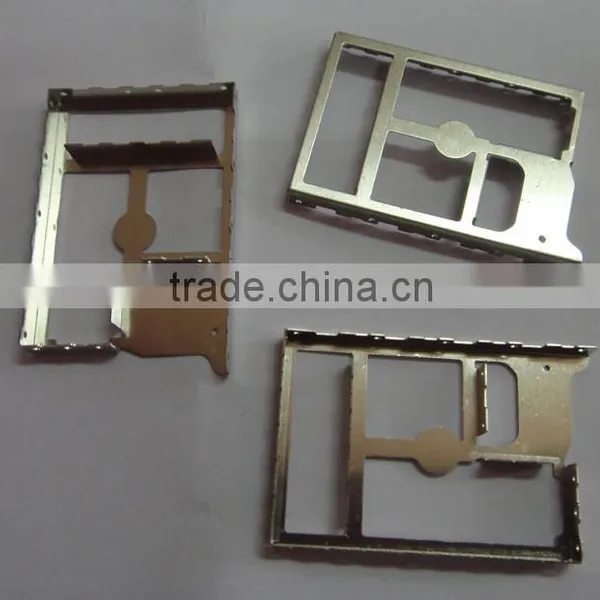 Custom Thin Galvanized Metal Stamping for SD Card Holder Supplier's Choice photo-5